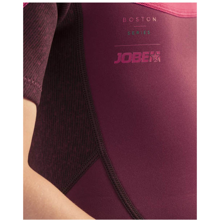 2024 Jobe Junior Boston 2mm Back Zip Shorty Wetsuit 3036210 - Hot Pink